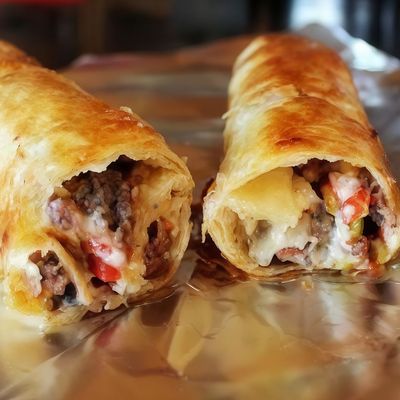 Baladi Sausage Roll Feteer