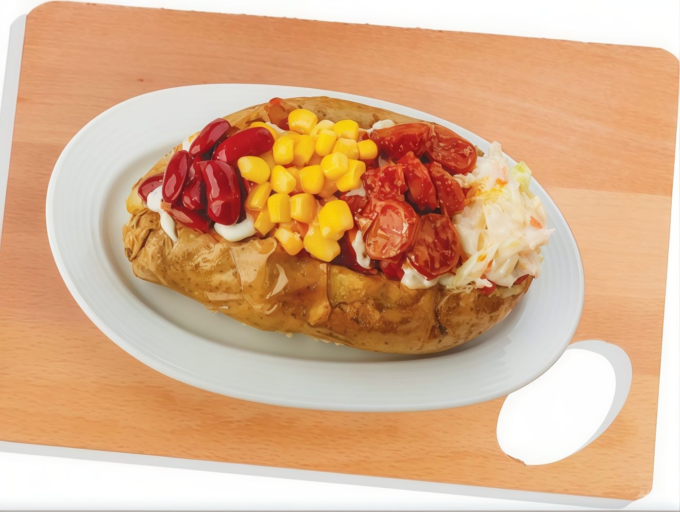 Hot Dog Salad Kumpir