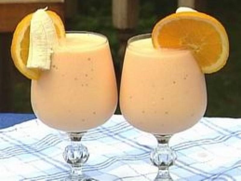 Orange With Banana Juice