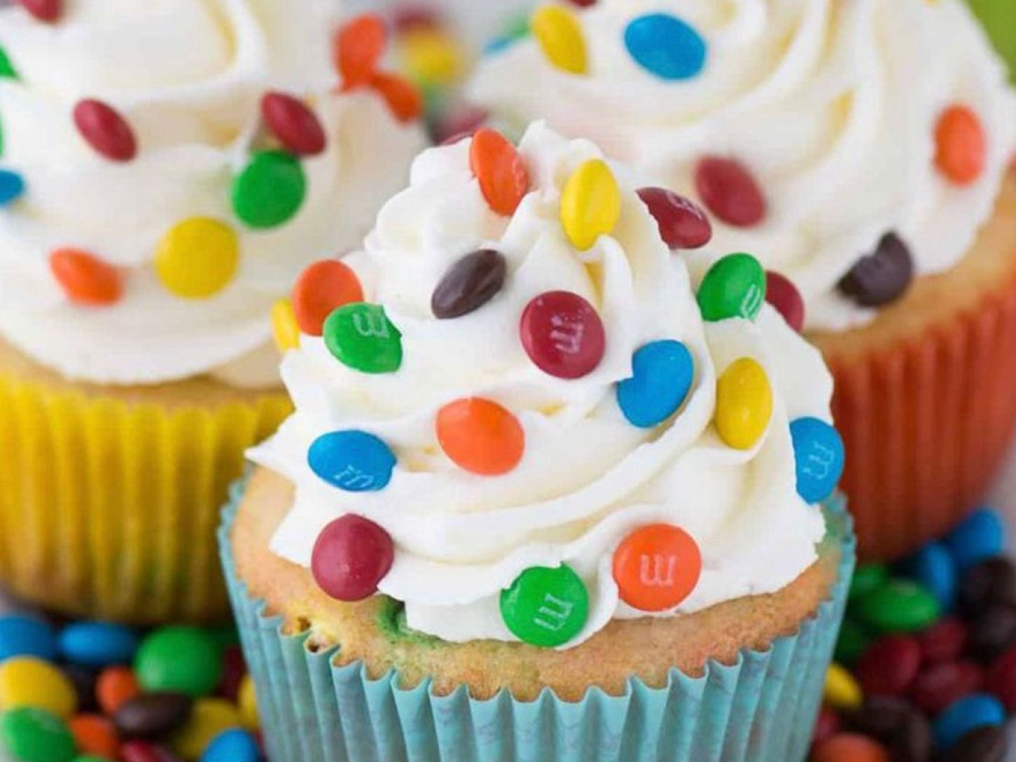 M&Ms Cupcake