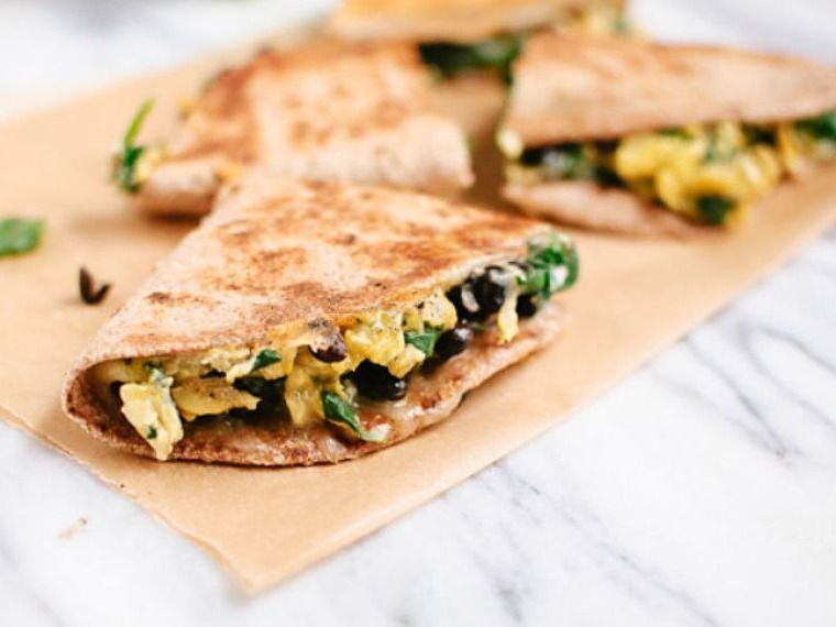 Crispy Quesadilla Cones Vegetables