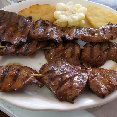 Grilled local liver
