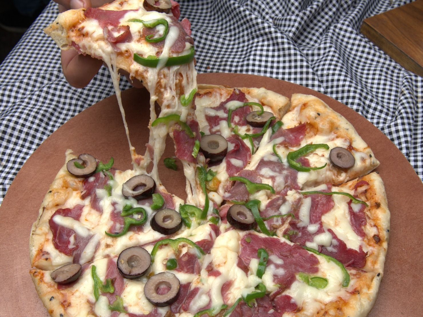 Pastrami Cheese Pizza