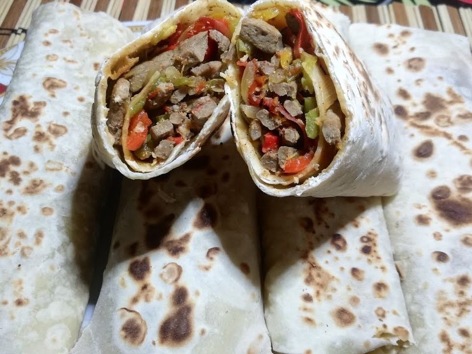 Alexandrian Liver Sandwich Syrian Bread
