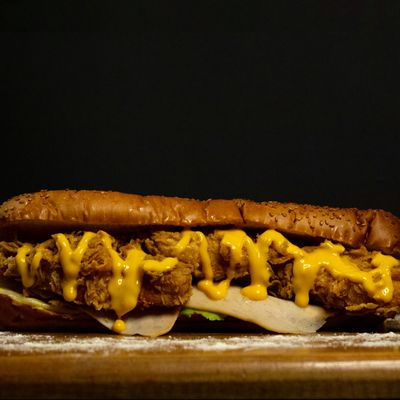 Cheesy Chicken Turkey Sandwich