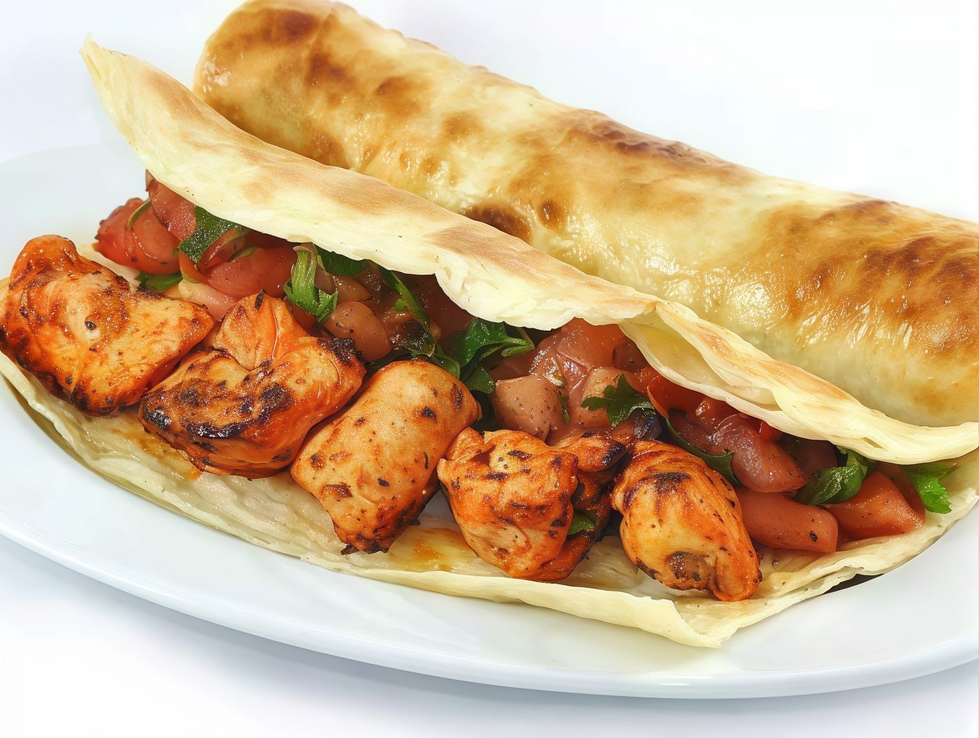 Shish Tawook Sandwich Syrian Bread