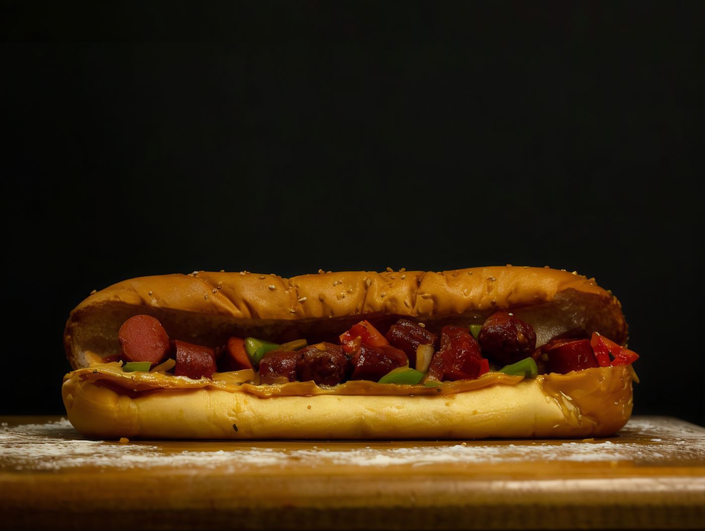 Bikini Hot dog Sandwich