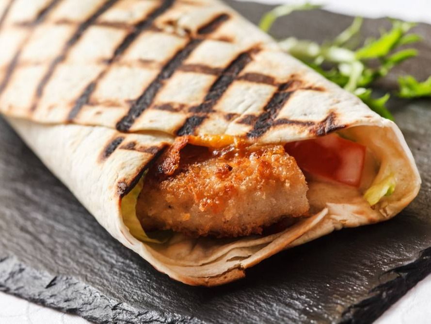 Chicken Zinger Sandwich Syrian Bread