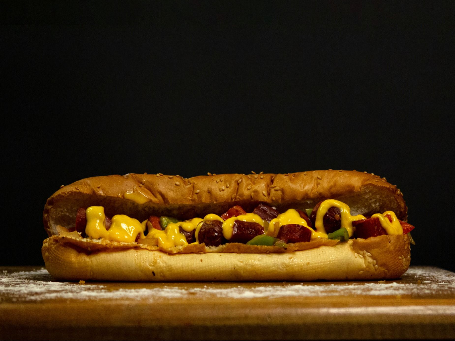 Bikini Hot dog with Cheese Sandwich