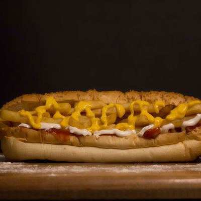 Cheesy French Fries Sandwich