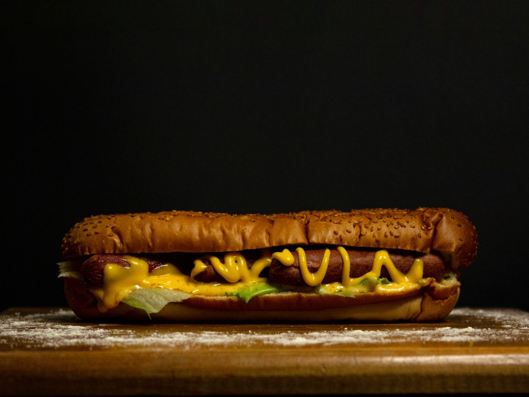 Hot dog with Cheese Sandwich