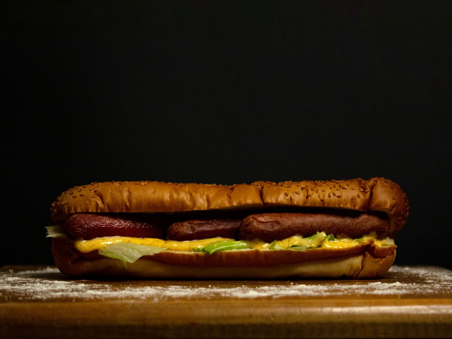 Hot dog Plain Sandwich