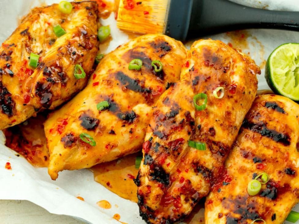 Grilled breasts meal