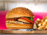 Lebanese Chicken Burger Sandwich