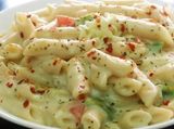 Pasta With Saugae White Sauce