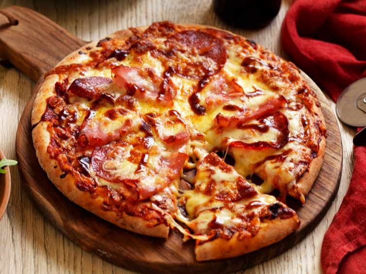 P & B Beef Pizza