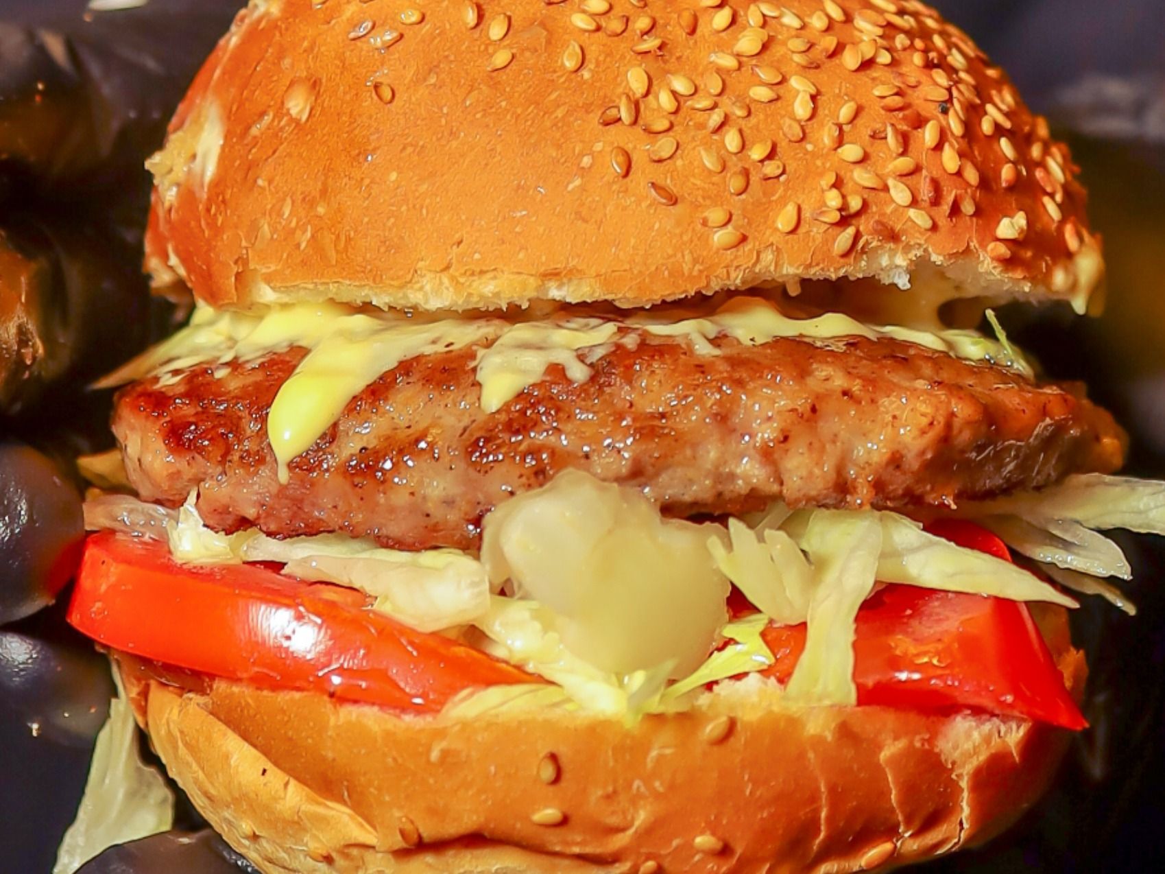 cheese burger sandwich