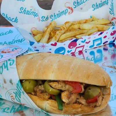Chicken Fajita Baguette
