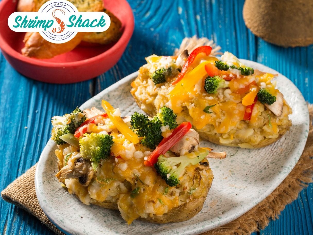 Hot Dog Baked Potato