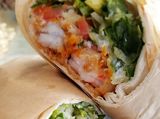 Fried Shrimp Wrap Sandwich Combo