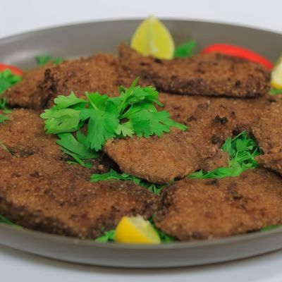 Liver Pane With Pasta Meal