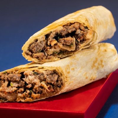 Beef shawarma sandwich
