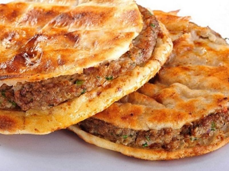 Sausage Hawawshi Balady Bread