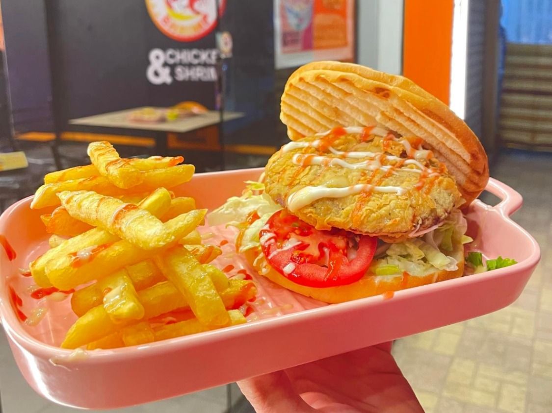 Fire Chicken Burger