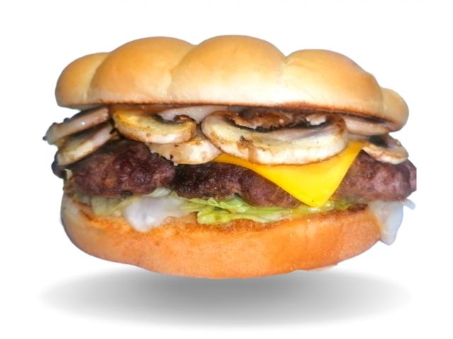 Route 65 Fresh Mushroom Beef Burger