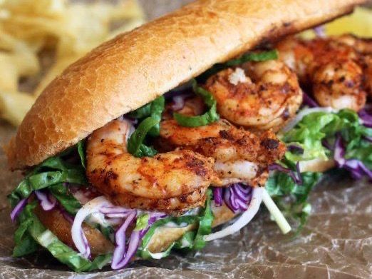Fajita Seafood Sandwich