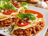 Minced Meat Crepe