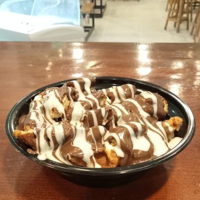 Waffle Fatteh Tagine