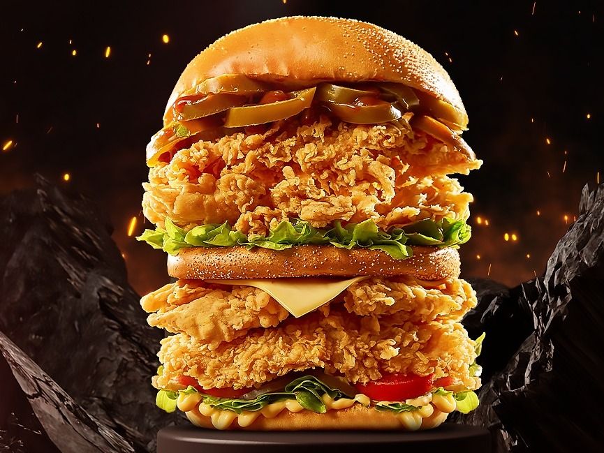 Chicken Jalapeno Burger