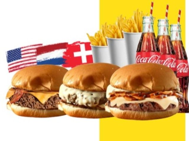 Triple Burger Box