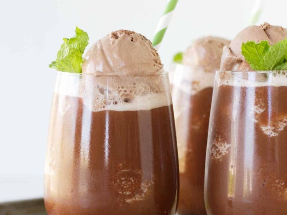 Ice Chocolate With Ice Cream
