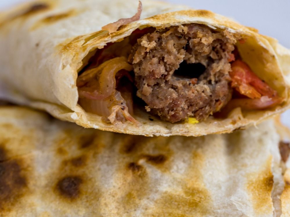 Kofta Skewer Sandwich