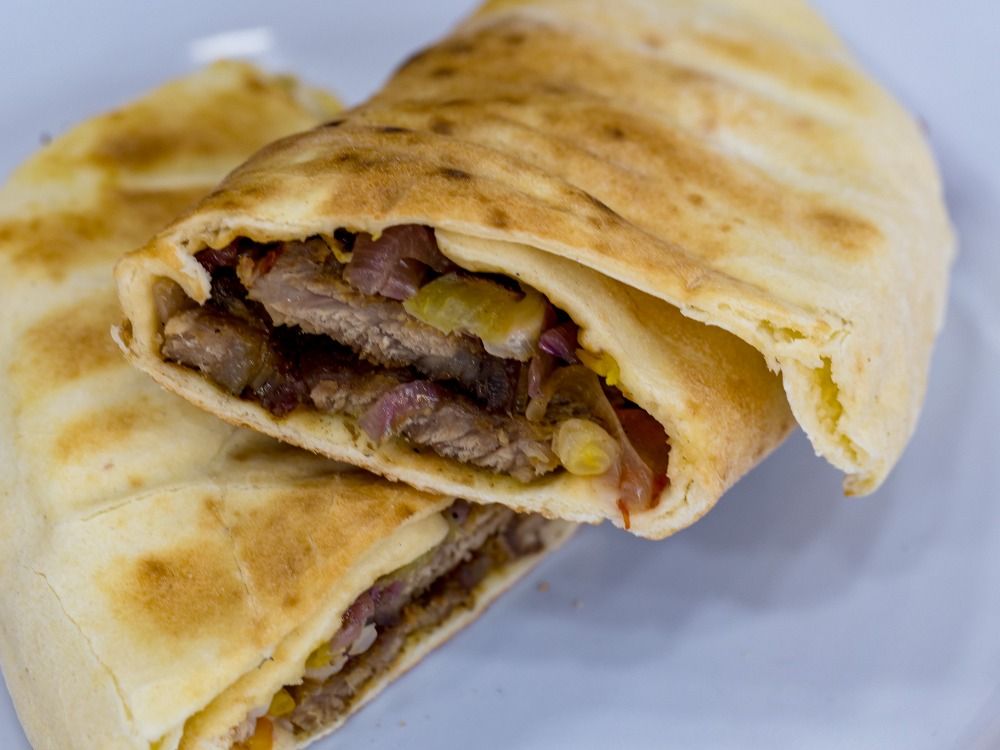 Roast Beef Skewer Sandwich