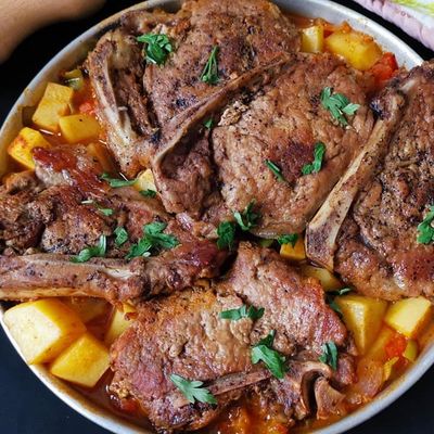 Ribs Vegetables Casserole