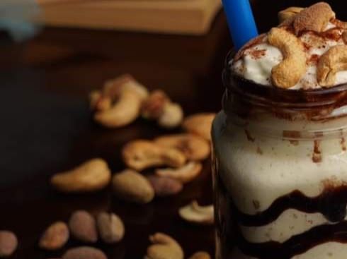 Mango Cashew Hazelnut Milkshake