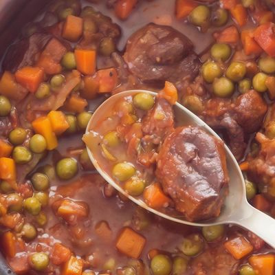 Pea and Meat Casserole