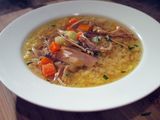 Pigeon Orzo Soup