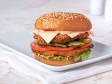 Chicken And Fried Potato Puree Burger