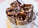 Nutella Chocolate Ice Roll