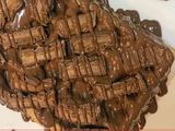 Nutella Snickers waffle