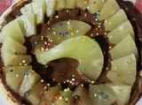 Nutella pineapple waffle