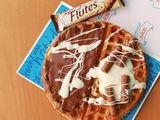 Nutella flutes waffle