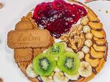 Nutella mix lotus waffle