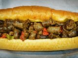 Grilled Sausage sandwich