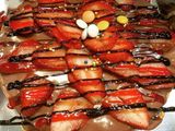 Strawberry Nutella waffle