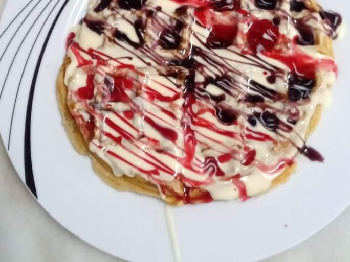 White Chocolate Strawberry Waffle